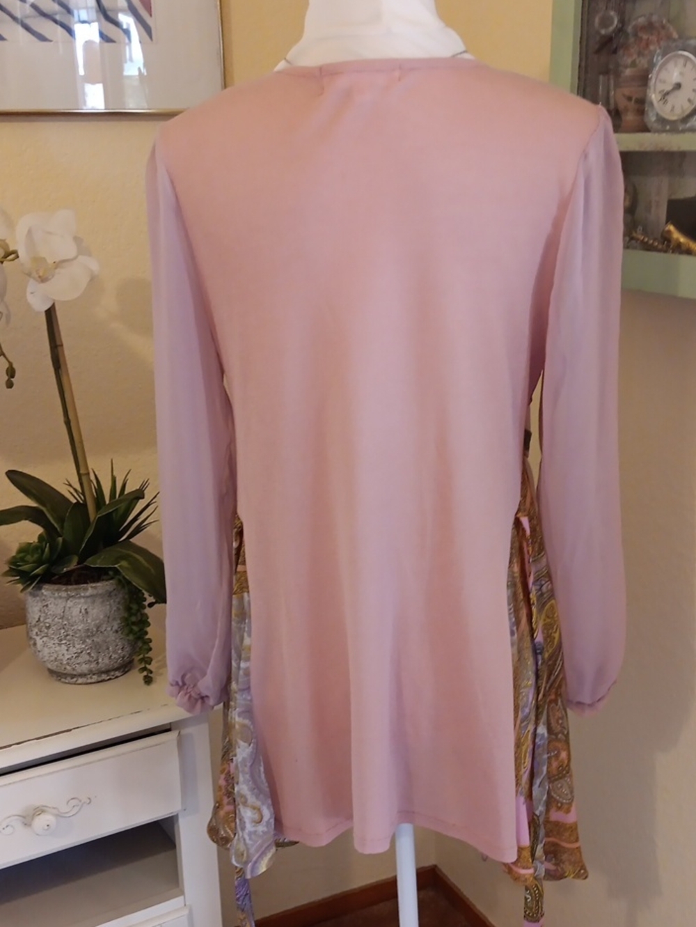 Pretty Angel Pink Bohemian Appliqed Knit Top - Picture 7 of 11